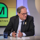 Quim Torra entrevistado en Els matins de TV-3.