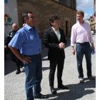 Samuel Folgueral, en el centro, con la delegación alemana.