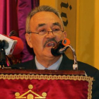 Juan José García Marcos, durante el discurso en el que agradeció el premio.