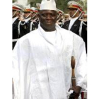 Imagen del presidente de Gambia, donde se castiga la homosexualidad