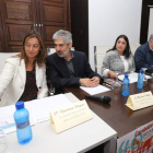 Participantes de la mesa redonda celebrada ayer.