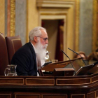 El socialista Agustín Javier Zamarrón, presidente de la mesa de edad del Congreso.