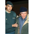 El capitán del «Prestige» en el momento de su detención