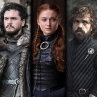 Daenerys Targarien, Jon Snow, Sansa Stark, Tyrion Lannister y Bran Stark