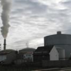 Una vista del exterior de la planta bañezana, perteneciente a Ebro