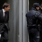 Javier López Madrid sale de la Audiencia Nacional, el 18 de febrero del 2015
