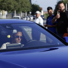 Neymar, este miércoles, a su llegada a Sant Joan Despí
