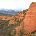 Las Médulas, vistas desde el mirador de Orellán, fueron las minas de oro a cielo abierto más grandes del Imperio Romano.