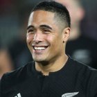El 'all black' aaron Smith, en un partido de Nueva Zelanda contra Gales.
