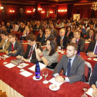 El auditorio sigue el discurso del secretario de Estado de Seguridad, Francisco Martínez, durante la inauguración de Enise