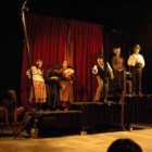El grupo Teatro Percutor, durante una de sus actuaciones.