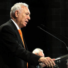 José Manuel García-Margallo, durante su intervención de ayer.