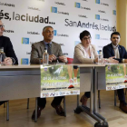 Momento de la presentación de la propuesta deportiva. MARCIANO PÉREZ