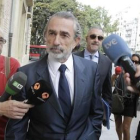 Francisco Correa se dirige a la Audiencia Nacional en el juicio por el caso Gurtel.