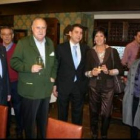 Ángel Muñiz, Iñaki Azkuna, Carlos López Riesco, Olga Beberide y Susana Téllez, ayer en Bilbao.
