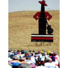 El pelotón deja atrás Andalucía y se adentra en Castilla la Mancha