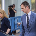 La infanta Cristina y su marido, Urdangarín, hace unos días. CLADERA