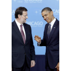 Rajoy y Obama, en una cumbre de la Otan en mayo de 2012.