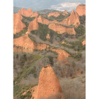 El paisaje característico de Las Médulas. L. DE LA MATA