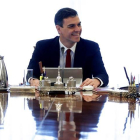El presidente del Gobierno, Pedro Sánchez