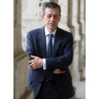 Ángel del Río, durante un momento de la entrevista.