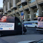 Las dos camionetas de HazteOir que circulan por Madrid