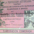 Primeras envolturas del chocolate Santocildes