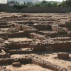Vista general del estado actual de las excavaciones que han sacado a la luz el «Vicus» o