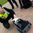 Los Mossos decomisan un dron que volaba sin autorización sobre el MWC.