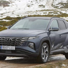 ‘Musculada’ estetica y marcadas líneas laterales en la nueva propuesta Hyundai Tucson. HDY