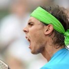 Nadal celebra uno de sus puntos ganadores frente a Daniel.