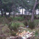 Basura acumulada en La Candamia y que la Junta quiere limpiar gratis con una hacendera