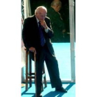 Di Stéfano, en la toma de posesión del nuevo presidente blanco