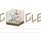 El 'doodle' de Google está dedicado a la Premio Nobel de Química Dorothy Hodgkin.