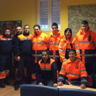 Parte del equipo de voluntarios de Protección Civil de San Andrés del Rabanedo.