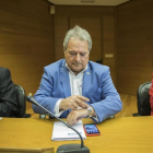 Alfonso Rus, este jueves, en la comisión de investigación de las Corts valencianas.