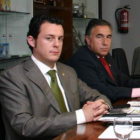 Eduardo Domínguez y José Fernández Nieto, en la anterior reunión llevada a cabo en la LFP.