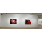 Vista panorámica de la exposición que la Sala Provincia del ILC dedica al artista Luis Feito, fundador del grupo El Paso. CUEVAS