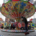 Atracciones en la calle para celebrar la Navidad. RAMIRO