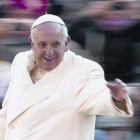El papa Francisco llega a la plaza de San Pedro del Vaticano para la audiencia del pasado miércoles.