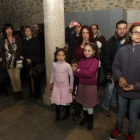 Los niños premiados en los concursos escolares del botillo.