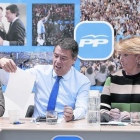 Ignacio González y Esperanza Aguirre, en una reunión de la dirección del PP de Madrid, en marzo del 2015.