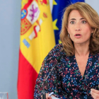 La ministra de Transportes, Movilidad y Agenda Urbana, Raquel Sánchez. FERNANDO ALVARADO