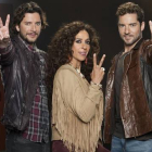 Los 'coach' de 'La voz kids', Manu Carrasco, Rosario y David Bisbal.