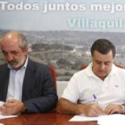 Llamas y Bayón firman el acuerdo de ampliación de las instalaciones