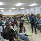 Fidalgo, con los alumnos del Señor de Bembibre. M. Á. C.