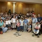 Las familias leonesas y asturianas que han acogido a los niños de los Balcanes tras la recepción
