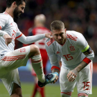 Isco ha encontrado en Lopetegui la confianza que le niega Zidane en el Madrid. JAVIER LIZÓN