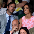 Pippa Middleton y su prometido, James Matthews, en julio de este año.