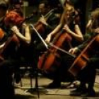 Un momento del concierto que la Sinfónica de Castilla y León ofreció en el Auditorio